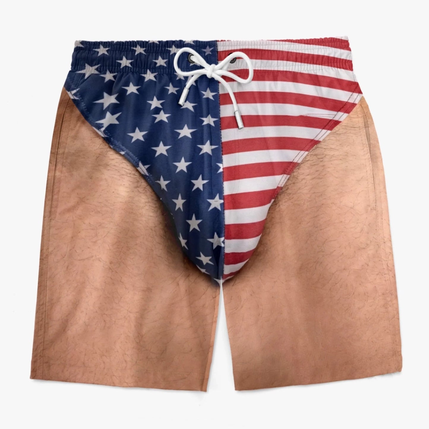 🏖️Customized Patriotic Men's Swim Trunks - Personalized Summer Vacation Travel Gift for Men - Freedom and Leisure
